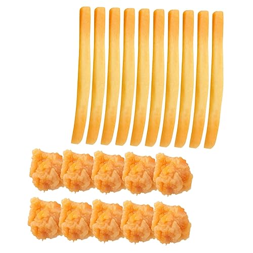 JOINPAYA 20 Stück PVC-Modelle Mit Gefälschten Pommes Frites Und Hühnchen-Popcorn-Snacks Lebensechte Simulation Für Ausstellung Und Dekoration JOINPAYA 20 Stück PVC-Modelle Mit Gefälschten Pommes Frites Und Hühnchen-Popcorn-Snacks Lebensechte Simulation Für Ausstellung Und Dekoration von JOINPAYA