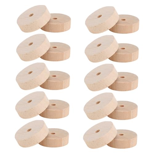 JOINPAYA 20stücke Holzräder Zum Basteln Kleine Holzräder Für DIY Handwerk Dekoration Und Kreative Projekte von JOINPAYA