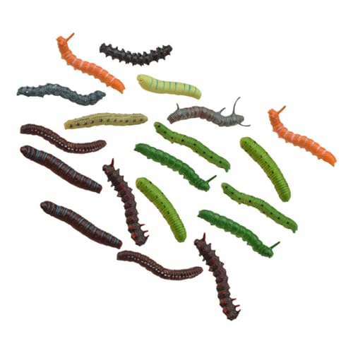 JOINPAYA 22pcs Realistische Raupen Spielzeug für Gadget Liebhaber Trick Zubehör Lebensechte Spielzeug Sets von JOINPAYA