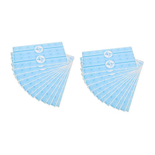 JOINPAYA 24 Stück Aufkleber Für Wasserflaschen Etiketten Für Babywasserflaschen Wasserflasche Gefälligkeiten Für Die Babyparty Blue Hochwertige Selbstklebende Aufkleber von JOINPAYA