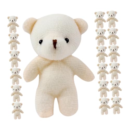 JOINPAYA 24 Stück Bärenanhänger bär ausgestopfte Bärenpuppe Bärenspielzeug Bär Ornament Winziges Bärendekor dekoratives Bärendekor kleine Bärenpuppe PP Baumwolle Weiß JOINPAYA 24 Stück Bärenanhänger bär ausgestopfte Bärenpuppe Bärenspielzeug Bär Ornament Winziges Bärendekor dekoratives Bärendekor kleine Bärenpuppe PP Baumwolle Weiß von JOINPAYA