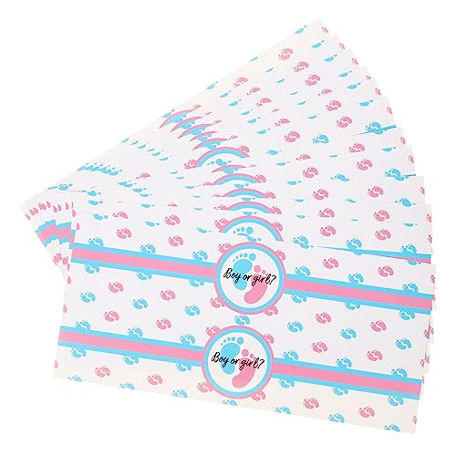 JOINPAYA Aufkleber Zur Enthüllung des Geschlechts Babyparty 24er-Pack Aufkleber Zur Geschlechtsidentifikation Für Flaschen Zarte Partygeschenk-Dekorationen von JOINPAYA