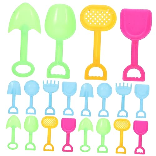 JOINPAYA Schickes Mini-Ornament Im Strandstil 24-teiliges Miniatur-Schaufel-Spielzeug-Set Mini-Dekoration Für Pudding Jungen Und Mädchen von JOINPAYA