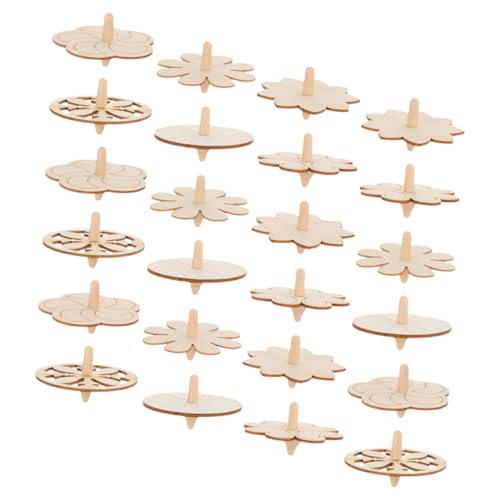 JOINPAYA 24 Stück Teiliges Holzkreisel Bastelset für Unvollendete DIY Holz Gyroskop Spielzeuge Kreative Lustige Tops Sicherer Naturholz Mix für Geburtstage und Partygeschenke JOINPAYA 24 Stück Teiliges Holzkreisel Bastelset für Unvollendete DIY Holz Gyroskop Spielzeuge Kreative Lustige Tops Sicherer Naturholz Mix für Geburtstage und Partygeschenke von JOINPAYA