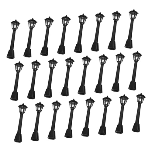 JOINPAYA 24 Stück Teiliges Miniatur straßenlaternen Handgefertigte Miniatur pfostenlampen Realistische Modellleuchten für Puppenhäuser Garten Eisenbahn Dekoration Atmosphärische JOINPAYA 24 Stück Teiliges Miniatur straßenlaternen Handgefertigte Miniatur pfostenlampen Realistische Modellleuchten für Puppenhäuser Garten Eisenbahn Dekoration Atmosphärische von JOINPAYA