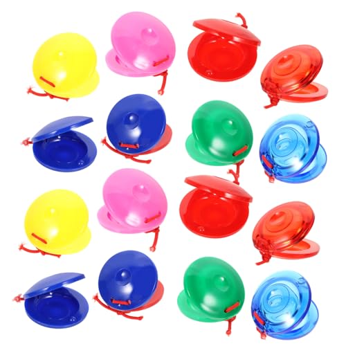 JOINPAYA 24 Stück Teiliges Percussion Bunte Klangspielzeuge für Frühe Musikalische Bildung Kreative Kastagnetten für Geeignet für Musikspiel und Rhythmusförderung Zufällige von JOINPAYA