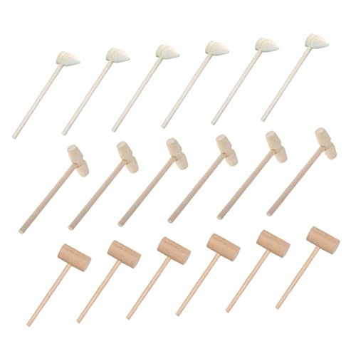 JOINPAYA 24 Stück hölzerner Hammer kinderspielzeug bastelset Kinderhandwerk Toys holzspielzeug Mini hämmern kreative Krabbenhämmer Holzschlägel für JOINPAYA 24 Stück hölzerner Hammer kinderspielzeug bastelset Kinderhandwerk Toys holzspielzeug Mini hämmern kreative Krabbenhämmer Holzschlägel für von JOINPAYA