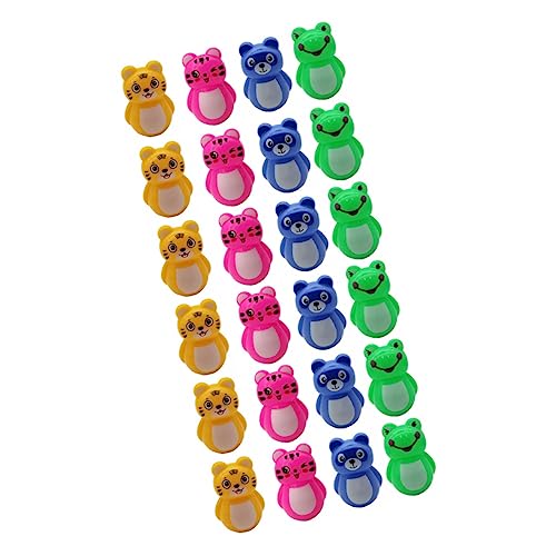 JOINPAYA 24St Becher deko für Fun Toy ab 1 Jahr Junge lernspielzeug Nummernspielzeug Steinbecher flattern Tierfigur schöner Becher Abs von JOINPAYA