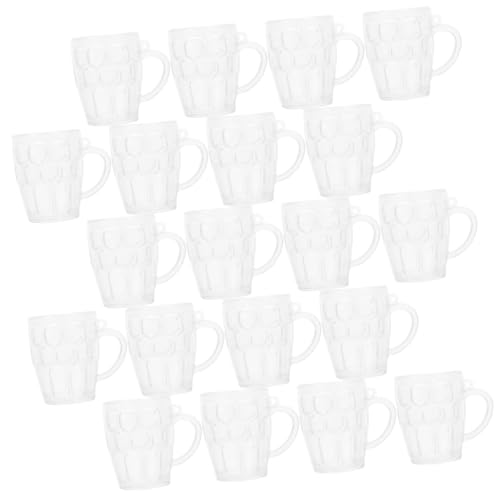 JOINPAYA 24St Bierkrug für kinderspielzeug schmuck Machen Decorative Accessories spielzeuge für Mini-Cup- Miniatur gefälschte Tasse Plastik Transparent JOINPAYA 24St Bierkrug für kinderspielzeug schmuck Machen Decorative Accessories spielzeuge für Mini-Cup- Miniatur gefälschte Tasse Plastik Transparent von JOINPAYA