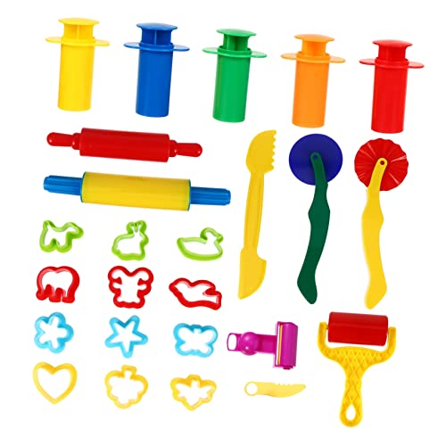 JOINPAYA 25-teiliges Set Nudelholz Werkzeug Farbige Werkzeuge Aus Ton Pädagogisches Plastilin-Werkzeuge Tonwerkzeuge Für Plastilin-Werkzeuge Für Plastik JOINPAYA 25-teiliges Set Nudelholz Werkzeug Farbige Werkzeuge Aus Ton Pädagogisches Plastilin-Werkzeuge Tonwerkzeuge Für Plastilin-Werkzeuge Für Plastik von JOINPAYA