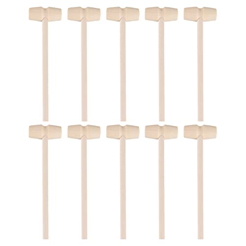 JOINPAYA 25St Mini-Hammer spaß Hammer Unfertiger Hammer beemysafe Hammer Kinderspielzeug Krabbencracker und Werkzeuge zappeln Holzhammer Kinderhammer von JOINPAYA