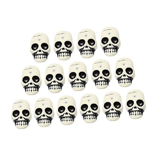 JOINPAYA 25St Mini-Schädel Halloween Halloween schädel hausdeko winzige Schädel -Aschenbecher Halloween deko Horrorschädelkopf Halloween-Schädelverzierung Harz von JOINPAYA