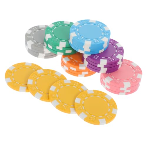 JOINPAYA 28 Stück Teiliges Poker Chips aus Material für Poker und Tischspiele Langlebige Spielmarken für Mathematik Sortierung und Zählung von JOINPAYA