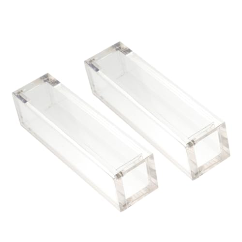 JOINPAYA Würfel Fall Deckel 2pcs Acryl Würfel Lagerung Box Würfel Würfel Veranstalter Würfel Box JOINPAYA Würfel Fall Deckel 2pcs Acryl Würfel Lagerung Box Würfel Würfel Veranstalter Würfel Box von JOINPAYA