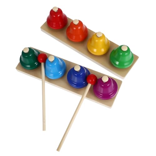 JOINPAYA 2Er Set Musikglockenspielzeug Musikspielzeug Handschüttelglocken Musikinstrumente Glocke Handglocke Kindermusikinstrumente Handschlaginstrument Glocken Tanzglocken von JOINPAYA