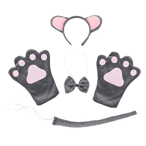JOINPAYA 2Sätze Cosplay Mäuse Ohrhaarband Set Teiliges Kit Für Halloween Fasching Und Partys Tierischem Für Kreative Und Festlichkeiten JOINPAYA 2Sätze Cosplay Mäuse Ohrhaarband Set Teiliges Kit Für Halloween Fasching Und Partys Tierischem Für Kreative Und Festlichkeiten von JOINPAYA