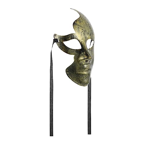 JOINPAYA 2St Antike Gesichtsmaske für Maskerade Schlag Kostüm Maskerade für Brillen Aufkleber halloween costume halloween kleidung Bankettmaske Ornament Party-Masken- Plastik Golden JOINPAYA 2St Antike Gesichtsmaske für Maskerade Schlag Kostüm Maskerade für Brillen Aufkleber halloween costume halloween kleidung Bankettmaske Ornament Party-Masken- Plastik Golden von JOINPAYA