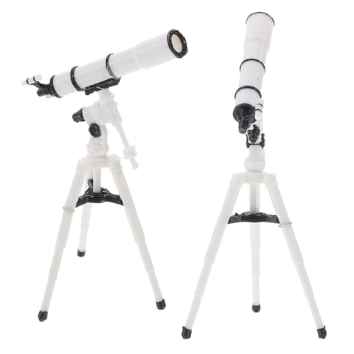 JOINPAYA 2St Astronomisches Teleskopmodell Desktop-Puppenhaus Miniatur-Zubehör Miniatur-Teleskop Puppenhaus Teleskop Astronomisches Astronomie- altes Puppenhaus Plastik Weiß JOINPAYA 2St Astronomisches Teleskopmodell Desktop-Puppenhaus Miniatur-Zubehör Miniatur-Teleskop Puppenhaus Teleskop Astronomisches Astronomie- altes Puppenhaus Plastik Weiß von JOINPAYA