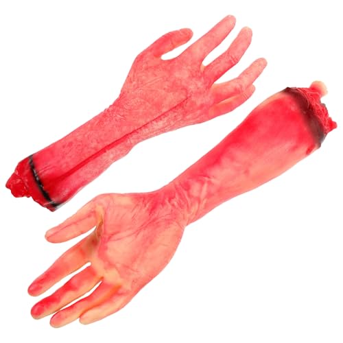 JOINPAYA 2St Blutige Handverzierung Opfer Halloween abgetrennte Hand Zombie-Maske Hände Halloween Horror deko Halloween grusel deko Dekorations-Requisite lustige Requisite Vinyl JOINPAYA 2St Blutige Handverzierung Opfer Halloween abgetrennte Hand Zombie-Maske Hände Halloween Horror deko Halloween grusel deko Dekorations-Requisite lustige Requisite Vinyl von JOINPAYA
