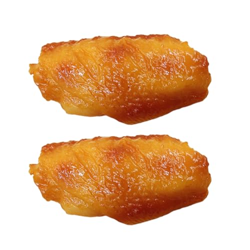 JOINPAYA 2 Stücke Realistische Huhn Flügel Spielzeug PVC Material Simulierte Huhn Flügel Für Hühner Coop Decor von JOINPAYA