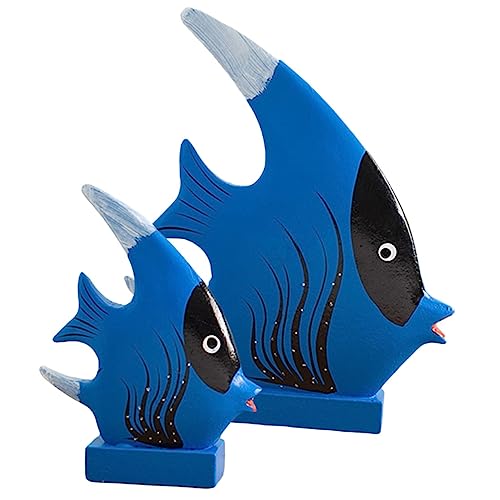 JOINPAYA 2St Fischverzierung Dekorationen für Aquarien Qualle Wasserspielzeug Tank Simulationsfisch Hai Two Piece Set ladeneinrichtung Kinderzimmerdekoration hölzerne Verzierungen Holz Blue JOINPAYA 2St Fischverzierung Dekorationen für Aquarien Qualle Wasserspielzeug Tank Simulationsfisch Hai Two Piece Set ladeneinrichtung Kinderzimmerdekoration hölzerne Verzierungen Holz Blue von JOINPAYA