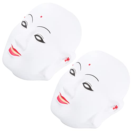 JOINPAYA 2 Stücke Maskerade Maske Damen Scary Halloween Gesicht Abdeckung Horror Maske für Erwachsene JOINPAYA 2 Stücke Maskerade Maske Damen Scary Halloween Gesicht Abdeckung Horror Maske für Erwachsene von JOINPAYA