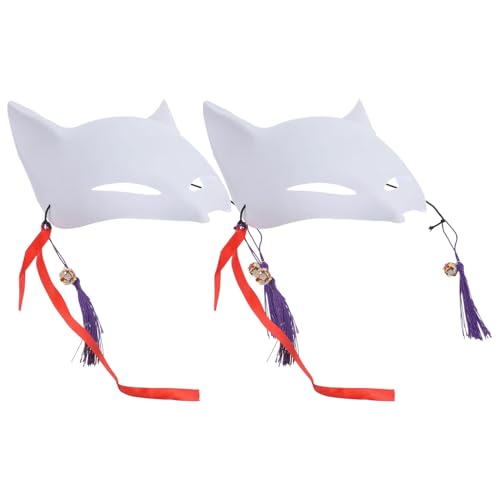 JOINPAYA 2St Maskerade Masken unbemalte Maskerade Fuchs Teufelmaske gruselige Halloween-Maske leere Masken gesichtsmaske halloween masken bemalbare Masken leere maske selber machen PVC Weiß JOINPAYA 2St Maskerade Masken unbemalte Maskerade Fuchs Teufelmaske gruselige Halloween-Maske leere Masken gesichtsmaske halloween masken bemalbare Masken leere maske selber machen PVC Weiß von JOINPAYA