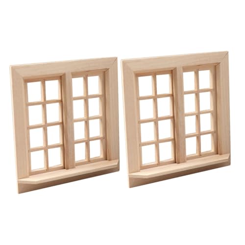 JOINPAYA Your Dollhouse 2 Stück Miniatur-puppenhausmöbel Aus Holz Moderne Miniatur-Verzierungen Für Mini- -Ornamente von JOINPAYA