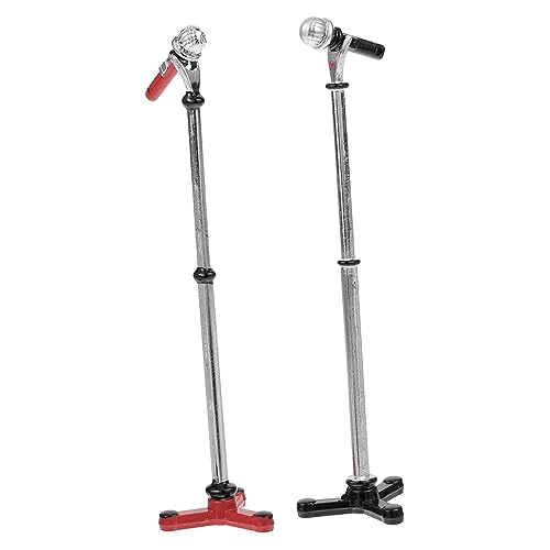 JOINPAYA 2St Miniatur-Puppenhauszubehör Miniaturmikrofon Party spielzeuge für Fun Toy spielsachen für mockin Kinderspielzeug Puppenhaus-Miniaturen Mini-Sachen Legierung von JOINPAYA