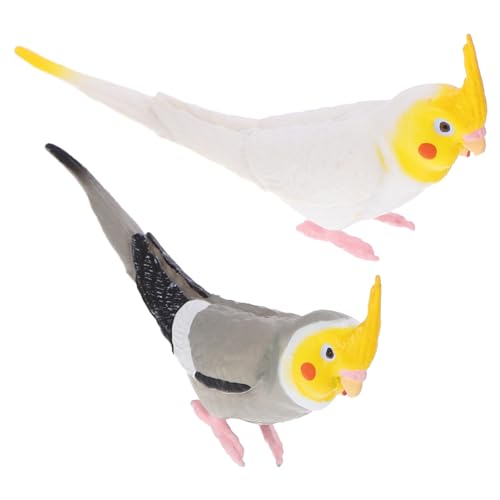 JOINPAYA Realistisches Papagei-Modell Künstlicher Papagei Vogel Stofftier Gartenstatue Für Den Außenbereich von JOINPAYA