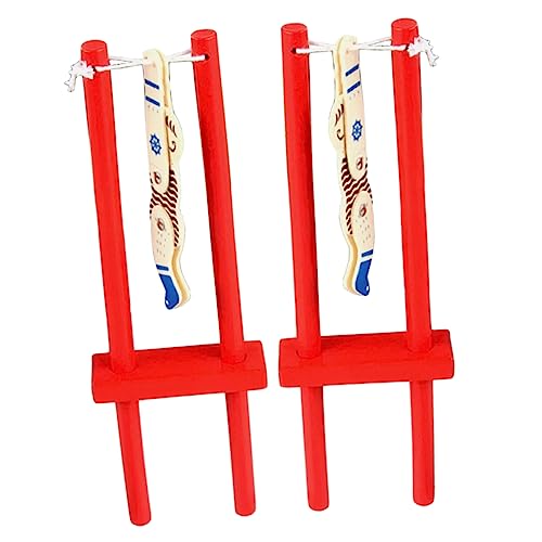 JOINPAYA 2St Puppe ziehen kinderspielzeug interaktives weihnatsdeko Langlebiges geschicklichkeit Figur Statue Ornament interessante Marionetten lustige Marionetten Holz JOINPAYA 2St Puppe ziehen kinderspielzeug interaktives weihnatsdeko Langlebiges geschicklichkeit Figur Statue Ornament interessante Marionetten lustige Marionetten Holz von JOINPAYA