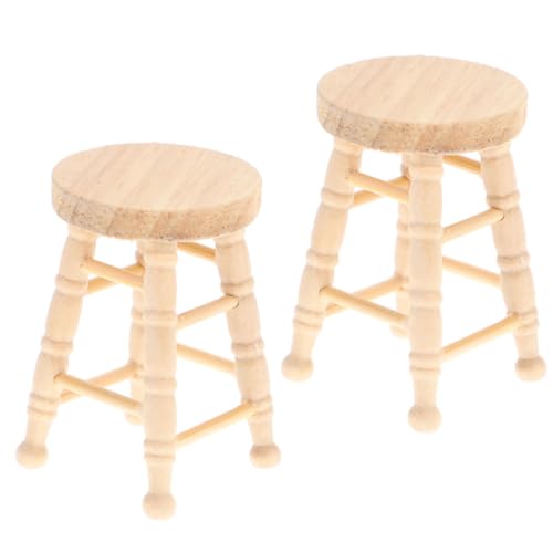 JOINPAYA 2stücke Miniatur Runder Hocker Für Puppenhäuser Und Miniaturdekorationen Für Wohnzimmer Und Schlafzimmer Realistische Möbelaccessoires JOINPAYA 2stücke Miniatur Runder Hocker Für Puppenhäuser Und Miniaturdekorationen Für Wohnzimmer Und Schlafzimmer Realistische Möbelaccessoires von JOINPAYA