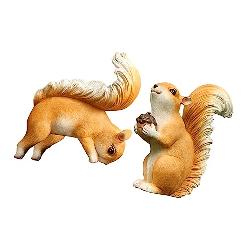 JOINPAYA 2St Simulierte Eichhörnchen-Gartendekoration im Freien Simulation Eichhörnchenfigur Animal Figures zabawki stymulujące rozwój Eichhörnchenfiguren Simulation Tierfigur Harz JOINPAYA 2St Simulierte Eichhörnchen-Gartendekoration im Freien Simulation Eichhörnchenfigur Animal Figures zabawki stymulujące rozwój Eichhörnchenfiguren Simulation Tierfigur Harz von JOINPAYA