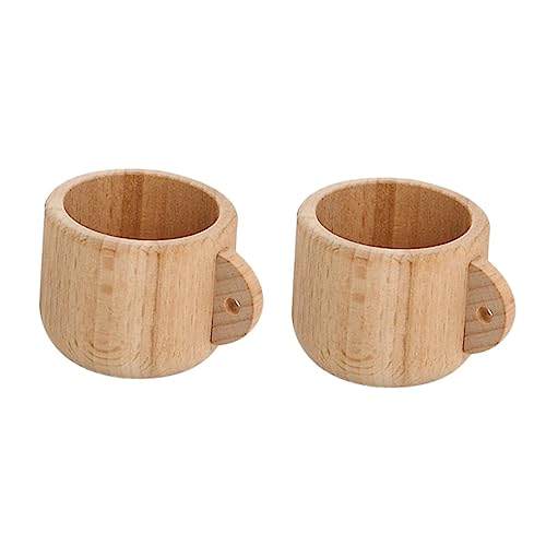 JOINPAYA Safe- Und Geschirrspielzeug 2 Stück Teetassen Und Utensilien Aus Holz Simulationsspielhausspielzeug Perfektes Für Weihnachten JOINPAYA Safe- Und Geschirrspielzeug 2 Stück Teetassen Und Utensilien Aus Holz Simulationsspielhausspielzeug Perfektes Für Weihnachten von JOINPAYA