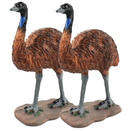 JOINPAYA Pädagogisches Straußenmodell 2 Stück Kunststoff-straußenstatue Für Jungen Und Mädchen Spielzeug Realistische Dekorative Figur JOINPAYA Pädagogisches Straußenmodell 2 Stück Kunststoff-straußenstatue Für Jungen Und Mädchen Spielzeug Realistische Dekorative Figur von JOINPAYA