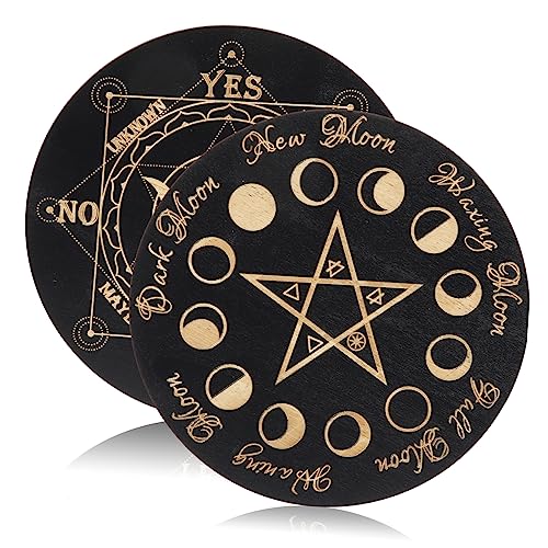 JOINPAYA Elegantes Wahrsagependelbrett Aus Holz Künstlerische Schnitzerei Für Tarot-leser JOINPAYA Elegantes Wahrsagependelbrett Aus Holz Künstlerische Schnitzerei Für Tarot-leser von JOINPAYA