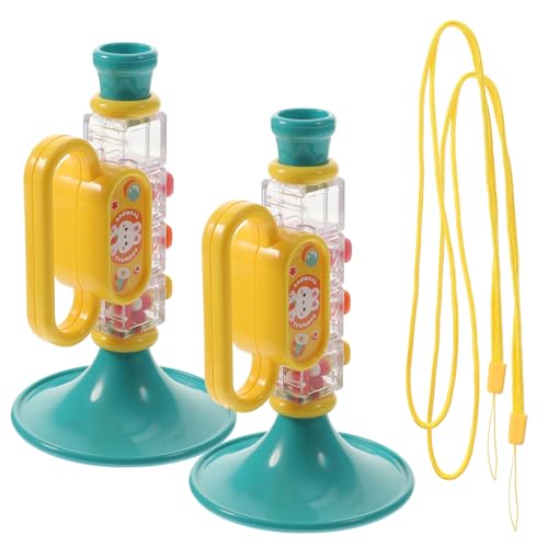 JOINPAYA 2St -Trompete kinderspielzeug Musikalisches Hornbläser Spielzeuge -Trompete Simulation Trompete Plastik Sky-Blue JOINPAYA 2St -Trompete kinderspielzeug Musikalisches Hornbläser Spielzeuge -Trompete Simulation Trompete Plastik Sky-Blue von JOINPAYA