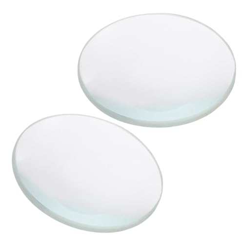 JOINPAYA Physikalisches Experimentelles Lehrmittel 2 Stück Bikonvexe Glaslinsen 30 Mm Durchmesser 50 Mm Brennweite von JOINPAYA
