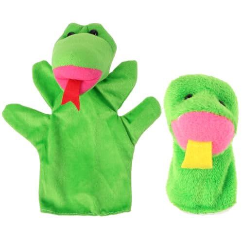 JOINPAYA 2St tierische Marionette interaktives spielhaus Stulpen für kindergeschenk für Schlange Handpuppe Bildung Polyester Green JOINPAYA 2St tierische Marionette interaktives spielhaus Stulpen für kindergeschenk für Schlange Handpuppe Bildung Polyester Green von JOINPAYA