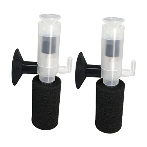 JOINPAYA 2Stücke Kompakte Aquarienfilter Tauchfilter aus Hochwertigem für Kleine Fischtanks Effektive Wasserfiltration und Sauerstoffanreicherung Einfach zu Reinigen von JOINPAYA