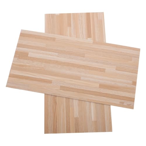 JOINPAYA 2Stücke Puppenhaus Bodenbelag im Holzmaserungsdesign für DIY Dekoration Realistische Textur und Installieren für Lebendige Puppenhausszenen von JOINPAYA