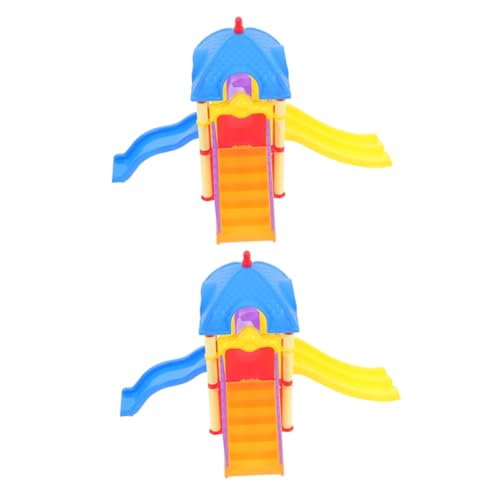 JOINPAYA 2Stücke Rutschenspielzeug für Puppenhaus Farbenfrohes Zubehör Realistische Spielplatz Dekoration Langlebiges Material Kinderfreundliches Design für Kreative JOINPAYA 2Stücke Rutschenspielzeug für Puppenhaus Farbenfrohes Zubehör Realistische Spielplatz Dekoration Langlebiges Material Kinderfreundliches Design für Kreative von JOINPAYA