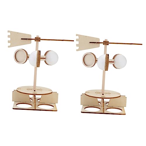 JOINPAYA 2pcs Kid Assembly Toy Modell Lustiges Windanzeiger-Spielzeug (mit Kleber) von JOINPAYA