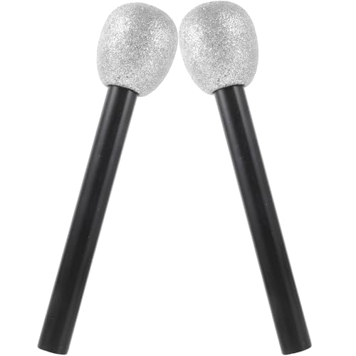 JOINPAYA 2pcs Kunststoff Gefälschtes Glitzerndes Mikrofon: Attrappe Karneval Mikrofon Prop Simulations Künstliches Vorgeben JOINPAYA 2pcs Kunststoff Gefälschtes Glitzerndes Mikrofon: Attrappe Karneval Mikrofon Prop Simulations Künstliches Vorgeben von JOINPAYA