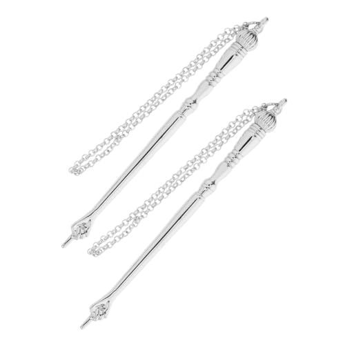 JOINPAYA 2stücke Metall-bibelzeiger Mit Kette Präzises Lesewerkzeug Für Jüdische Für Mitzvah- Dekoration Für Silberner Zwiebelkopf JOINPAYA 2stücke Metall-bibelzeiger Mit Kette Präzises Lesewerkzeug Für Jüdische Für Mitzvah- Dekoration Für Silberner Zwiebelkopf von JOINPAYA