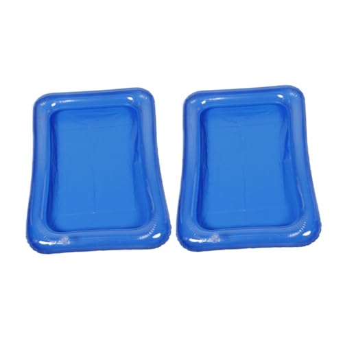 JOINPAYA 2pcs Puppe Aufblasbare Pool Puppenhaus Zubehör Puppen Wasserspiel Tisch Doll Pool Floatable Tablett Pool Spielzeug Für Kinder von JOINPAYA