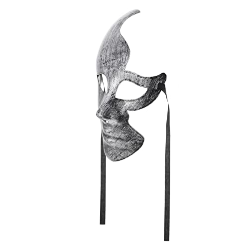 JOINPAYA 2st Antike Gesichtsmaske Halloween -masken Led-masken Halloween-partygeschenke Kostüm Maskerade Aufkleber Halloween -party Pore Leuchtende Maske Party-masken Schlag Silver Plastik von JOINPAYA