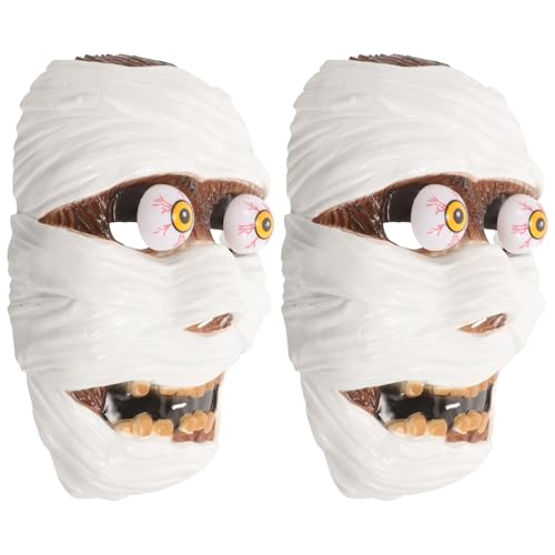 JOINPAYA 2stücke Gruselige Halloween-maske Einstellbare Horror-gesichtsmaske Für Kostümparty Für Erwachsene Und Atmungsaktives Material Unheimlicher Look Für Unvergessliche von JOINPAYA