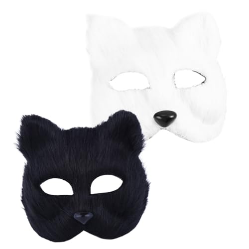 JOINPAYA 2st Maske Karikatur Kostüm Belegt Pelziges Cosplay Hautpflege Goku Wolf Kiefer Gesicht Fälschung Unheimlich Fuchs Fursuit Rohlinge Basteln Flanell von JOINPAYA
