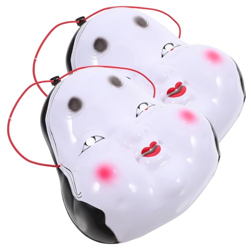 JOINPAYA 2st Maske Schmücken Cosplay Halloween-requisiten Halloweenkostüm Mantel Gesicht Plastik von JOINPAYA
